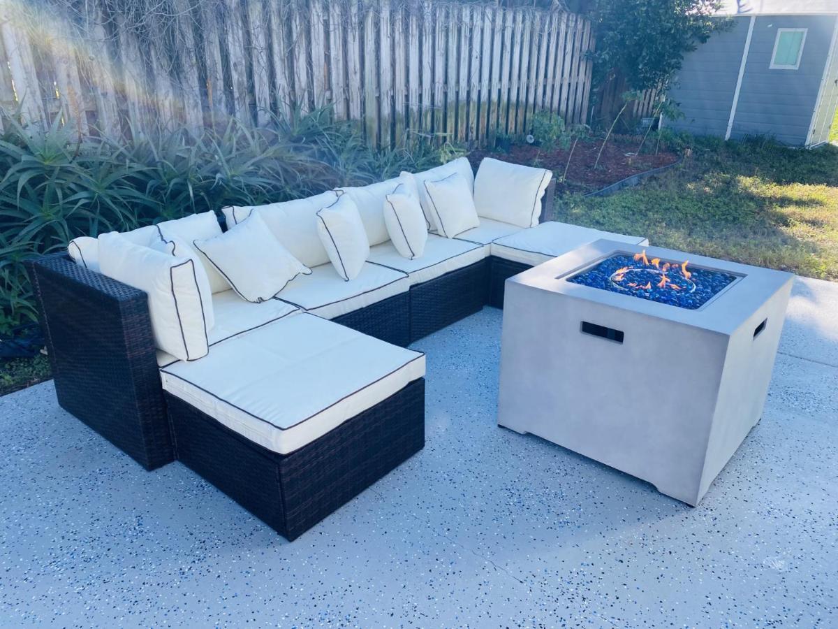 3 Bed 2 Ba Wifi Kitchen Walk To Beach Firepit Daytona Beach Esterno foto